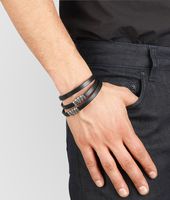 Bottega Veneta® Cuir Oxydized Silver Bracelet Bottega Veneta® Cuir Oxydized Silver Bracelet