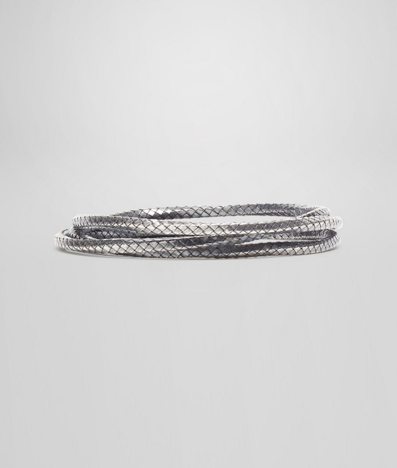BOTTEGA VENETA - Intrecciato Oxydized Bracelet