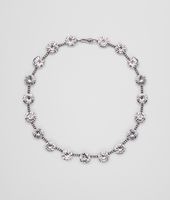 Bottega Veneta® Oxydized Silver Naturale Zircon Necklace Bottega Veneta® Oxydized Silver Naturale Zircon Necklace