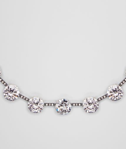 BOTTEGA VENETA - Oxydized Zircon Necklace