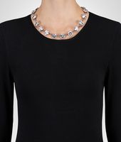 Bottega Veneta® Oxydized Silver Naturale Zircon Necklace Bottega Veneta® Oxydized Silver Naturale Zircon Necklace