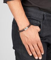 Bottega Veneta® Bracciale Ebano in Nappa Intrecciata e Argento Anticato
Bottega Veneta® Bracciale Ebano in Nappa Intrecciata e Argento Anticato