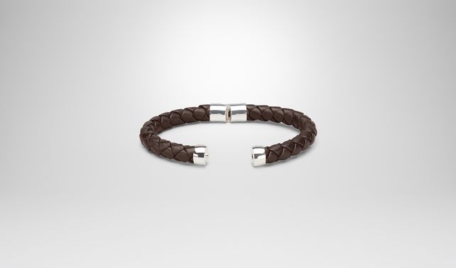 BOTTEGA VENETA - Intrecciato Silver Nappa Bracelet