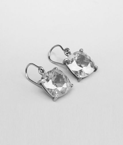 BOTTEGA VENETA - Oxydized Zircon Earring