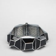 Enamelled Antique Silver Bracelet - Bracelet - BOTTEGA VENETA - AI13 - 3100
