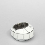 Enamelled Antique Silver Ring - Ring - BOTTEGA VENETA - AI13 - 660