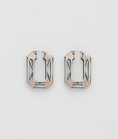 Bottega Veneta® Poussin Enameled Antique Silver Earring Bottega Veneta® Poussin Enameled Antique Silver Earring