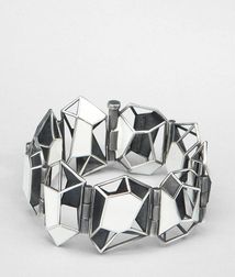 BOTTEGA VENETA - Bracelets, Platre Enameled Antique Silver Bracelet