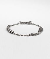 Bottega Veneta® Armband aus oxidiertem Silber Intrecciato Bottega Veneta® Armband aus oxidiertem Silber Intrecciato