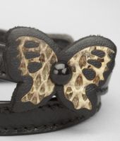 Bottega Veneta® Nero Multicolor Intrecciato Ayers Butterfly Bracelet Bottega Veneta® Nero Multicolor Intrecciato Ayers Butterfly Bracelet