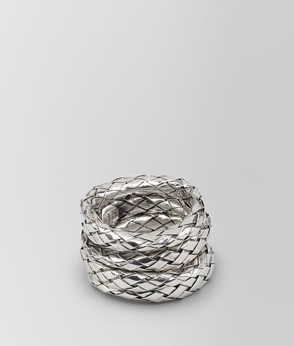 BOTTEGA VENETA - Intrecciato Silver Rings