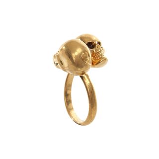ALEXANDER MCQUEEN, Ring, Twin skull Ring