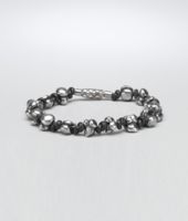 Bottega Veneta® Intrecciato Oxydized Silver Nappa Bracelet Bottega Veneta® Intrecciato Oxydized Silver Nappa Bracelet