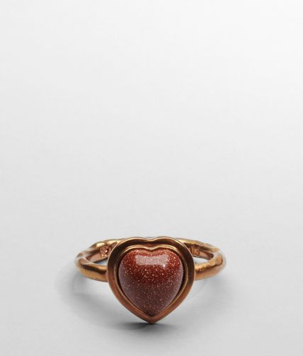 BOTTEGA VENETA - Anello Brique in Vetro Iridescente