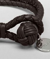 Bottega Veneta® Ebano Intrecciato Nappa Bracelet Bottega Veneta® Ebano Intrecciato Nappa Bracelet