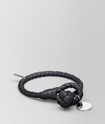 BOTTEGA VENETA - Nero Intrecciato Nappa Bracelet