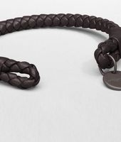 Bottega Veneta® Ebano Intrecciato Nappa Bracelet Bottega Veneta® Ebano Intrecciato Nappa Bracelet