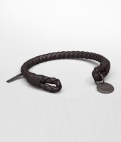 Bottega Veneta® Ebano Intrecciato Nappa Bracelet Bottega Veneta® Ebano Intrecciato Nappa Bracelet