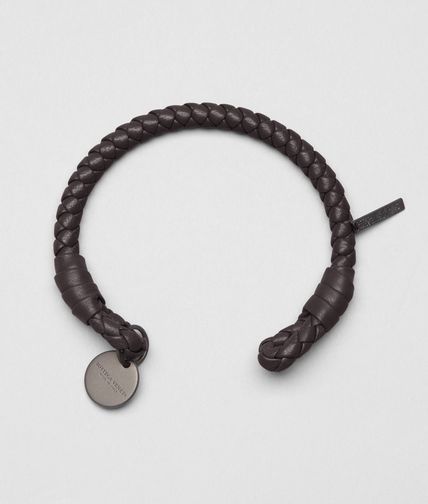 BOTTEGA VENETA - Ebano Intrecciato Nappa Bracelet
