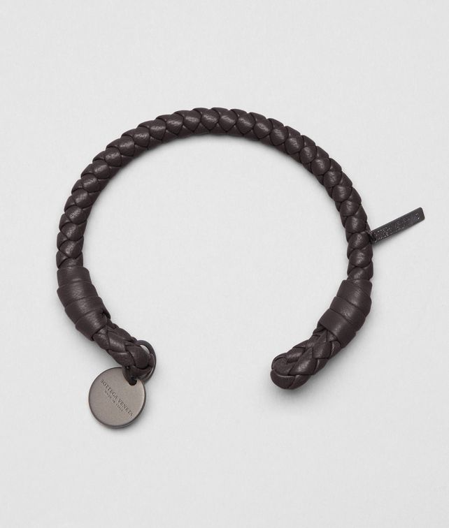 BOTTEGA VENETA Ebano Intrecciato Nappa Bracelet Keyring or Bracelets E fp