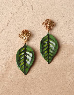 "FOLIAGE" EARRINGS - Earrings - Dolce&Gabbana - Winter 2014 "FOLIAGE" EARRINGS - Earrings - Dolce&Gabbana - Winter 2014