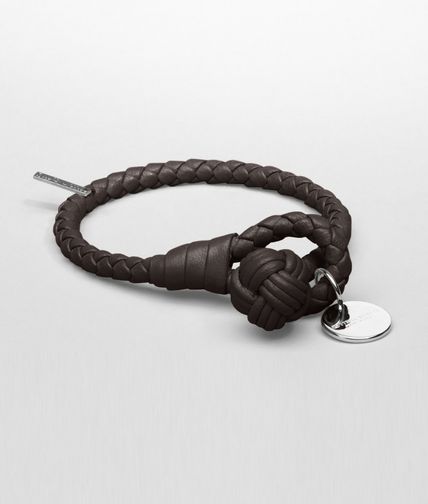 BOTTEGA VENETA - Ebano Intrecciato Nappa Bracelet