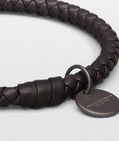 Bottega Veneta® Ebano Intrecciato Nappa Bracelet Bottega Veneta® Ebano Intrecciato Nappa Bracelet