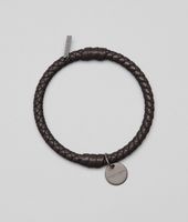 Bottega Veneta® Ebano Intrecciato Nappa Bracelet Bottega Veneta® Ebano Intrecciato Nappa Bracelet