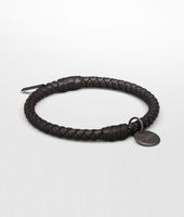 Bottega Veneta® Ebano Intrecciato Nappa Bracelet Bottega Veneta® Ebano Intrecciato Nappa Bracelet