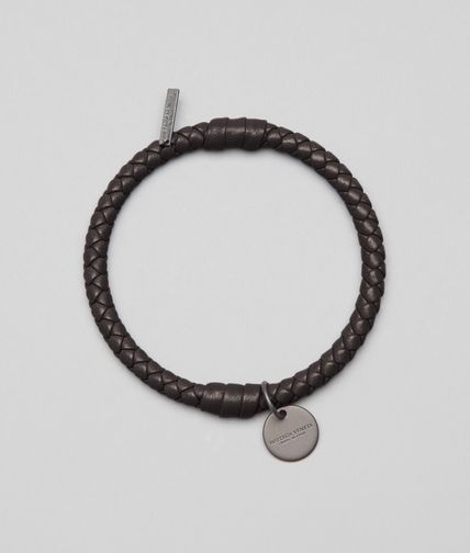 BOTTEGA VENETA - Ebano Intrecciato Nappa Bracelet