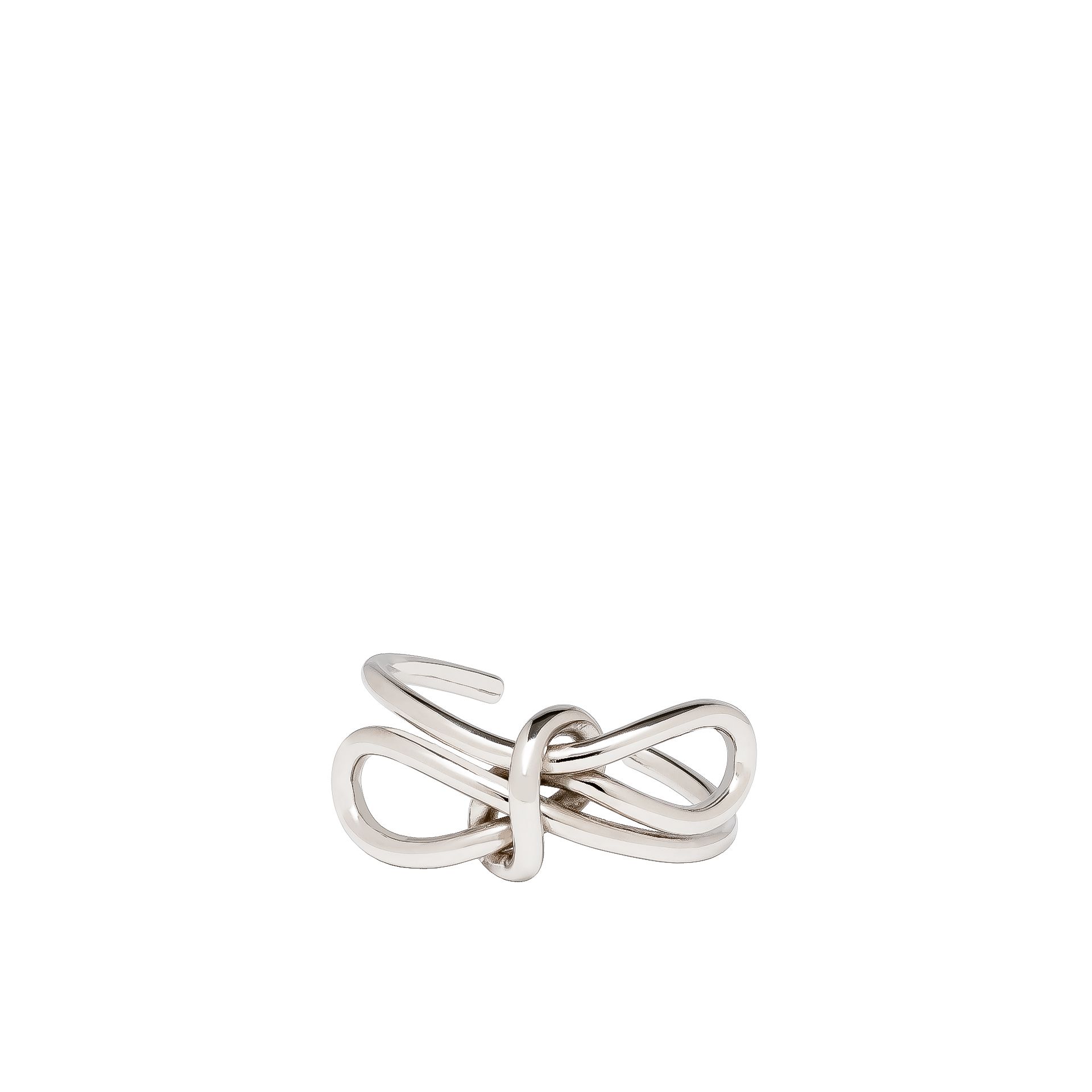 Balenciaga Silver Lace Up Bow Bracelet Balenciaga Silver Lace Up Bow Bracelet