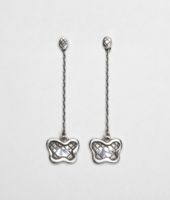 Bottega Veneta® Silver Butterfly Earrings Bottega Veneta® Silver Butterfly Earrings