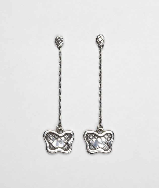 BOTTEGA VENETA Silver Butterfly Earrings Earrings D fp