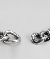 Bottega Veneta® Intreccio Svanito Silver Necklace Bottega Veneta® Intreccio Svanito Silver Necklace