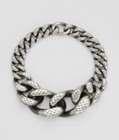 Bottega Veneta® Intreccio Svanito Silver Necklace Bottega Veneta® Intreccio Svanito Silver Necklace