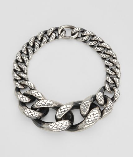 BOTTEGA VENETA - Intreccio Svanito Silver Necklace
