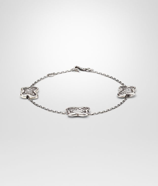 BOTTEGA VENETA BRACELET IN SILVER, INTRECCIATO DETAILS Bracelet D fp