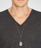 Bottega Veneta® INTRECCIATO OXYDIZED SVANITO SILVER PENDANT Bottega Veneta® INTRECCIATO OXYDIZED SVANITO SILVER PENDANT