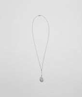 Bottega Veneta® INTRECCIATO OXYDIZED SVANITO SILVER PENDANT Bottega Veneta® INTRECCIATO OXYDIZED SVANITO SILVER PENDANT