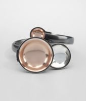 Bottega Veneta® ORO ROSA ROCK CRYSTAL BURNISHED SILVER Bracelet Bottega Veneta® ORO ROSA ROCK CRYSTAL BURNISHED SILVER Bracelet