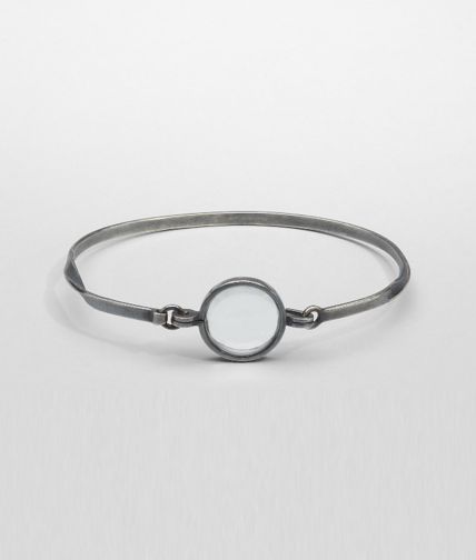 BOTTEGA VENETA - ROCK CRYSTAL BURNISHED SILVER Bracelet
