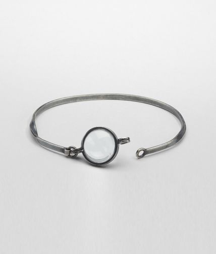 BOTTEGA VENETA - Armband ROCK CRYSTAL AUS BRÜNIERTEM SILBER