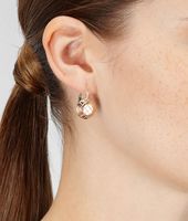 Bottega Veneta® ORECCHINI ORO ROSA IN ARGENTO BRUNITO INTRECCIATO Bottega Veneta® ORECCHINI ORO ROSA IN ARGENTO BRUNITO INTRECCIATO