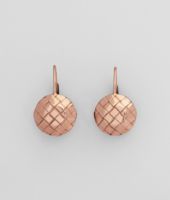 Bottega Veneta® ORO ROSA INTRECCIATO BURNISHED SILVER Earring Bottega Veneta® ORO ROSA INTRECCIATO BURNISHED SILVER Earring