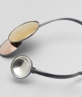 Bottega Veneta® ORO GIALLO ORO ROSA ROCK CRYSTAL BURNISHED SILVER Necklace Bottega Veneta® ORO GIALLO ORO ROSA ROCK CRYSTAL BURNISHED SILVER Necklace