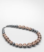 Bottega Veneta® ORO ROSA ROCK CRYSTAL BURNISHED SILVER Necklace Bottega Veneta® ORO ROSA ROCK CRYSTAL BURNISHED SILVER Necklace
