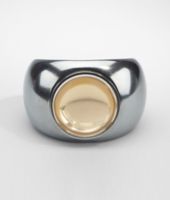 Bottega Veneta® ORO GIALLO ROCK CRYSTAL BURNISHED SILVER Cuff Bottega Veneta® ORO GIALLO ROCK CRYSTAL BURNISHED SILVER Cuff