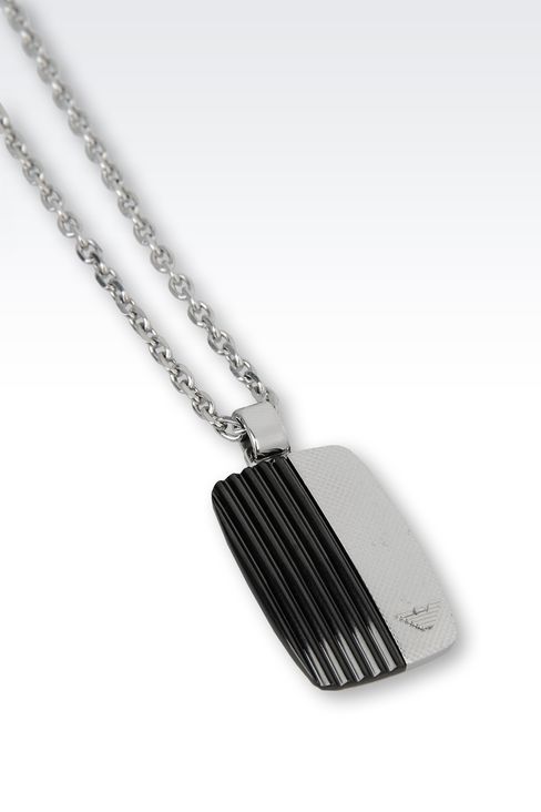 collier armani homme