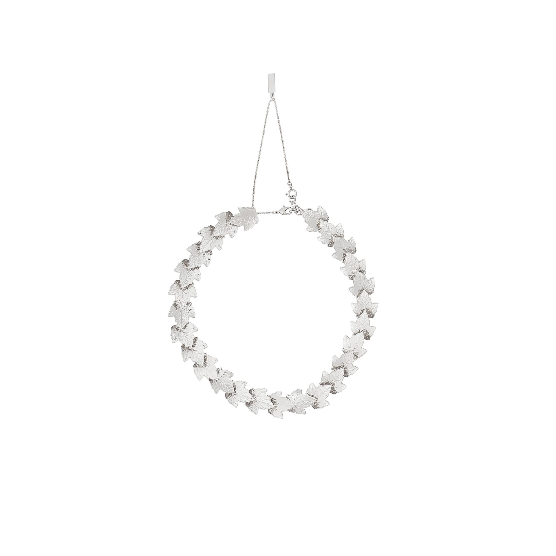 Balenciaga Silver Leaves Row Necklace Balenciaga Silver Leaves Row Necklace