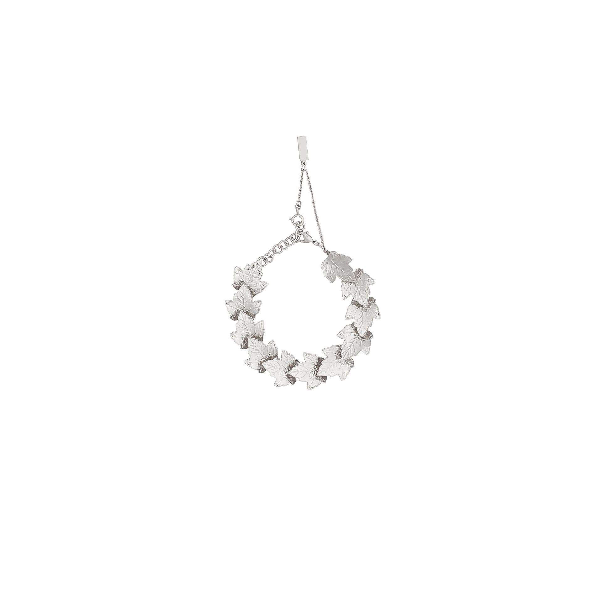Balenciaga Silver Leaves Row Bracelet Balenciaga Silver Leaves Row Bracelet